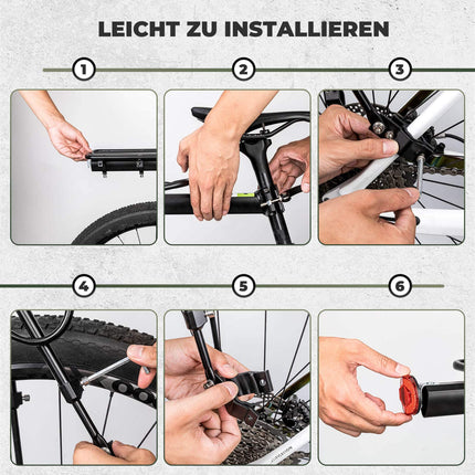 ROCKBROS Fahrrad Gepäckträger mit Reflektor und Schnellspanner 24 - 29 Zoll (Fahrradgepäckträger) kaufen bei Linkreich – Jetzt entdecken!