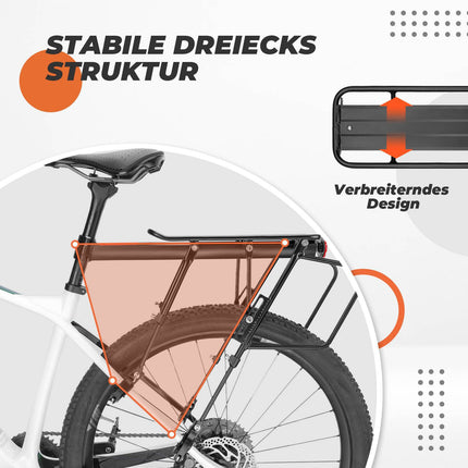 ROCKBROS Fahrrad Gepäckträger Verstellbar mit Schnellspanner Reflektor (Fahrradgepäckträger) kaufen bei Linkreich – Jetzt entdecken!