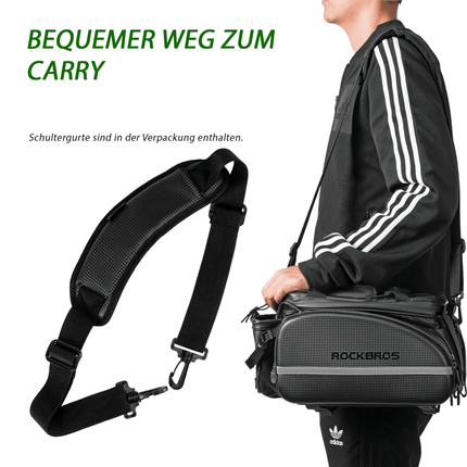 ROCKBROS Fahrrad Gepäckträgertasche 10 - 35L Wasserdicht Transporttasche (Fahrradtaschen) kaufen bei Linkreich – Jetzt entdecken!