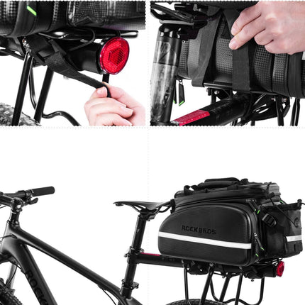 ROCKBROS Fahrrad Gepäckträgertasche 10 - 35L Wasserdicht Transporttasche (Fahrradtaschen) kaufen bei Linkreich – Jetzt entdecken!
