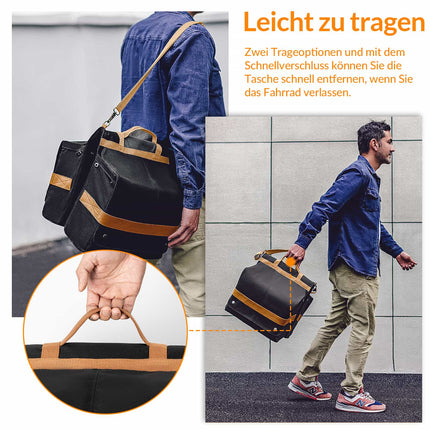 ROCKBROS Fahrrad Gepäckträgertasche mit Tragegriff 27L 3 Farbe (Fahrradtaschen) kaufen bei Linkreich – Jetzt entdecken!