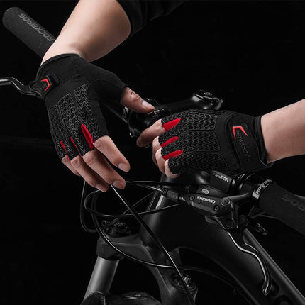 ROCKBROS Fahrrad Handschuhe Damen Herren Halbfinger Fahrradhandschuhe (Fahrradhandschuhe) kaufen bei Linkreich – Jetzt entdecken!