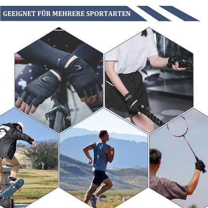 ROCKBROS Fahrrad Handschuhe Damen Herren Halbfinger Fahrradhandschuhe (Fahrradhandschuhe) kaufen bei Linkreich – Jetzt entdecken!