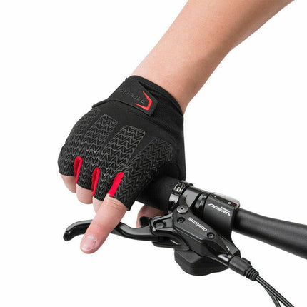 ROCKBROS Fahrrad Handschuhe Damen Herren Halbfinger Fahrradhandschuhe (Fahrradhandschuhe) kaufen bei Linkreich – Jetzt entdecken!