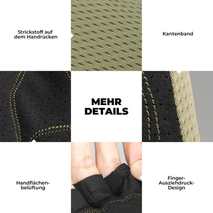 ROCKBROS Fahrrad Handschuhe Halbfinger rutschfest Stoßdämpfende Sommer (Fahrradhandschuhe) kaufen bei Linkreich – Jetzt entdecken!