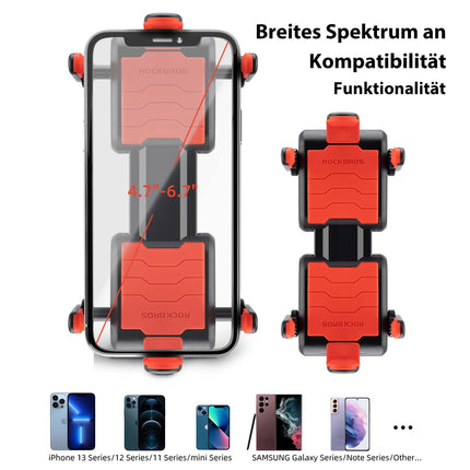 ROCKBROS Fahrrad Handyhalterung 360°Drehbar Motorrad Halterung (Fahrrad Handyhalterung) kaufen bei Linkreich – Jetzt entdecken!