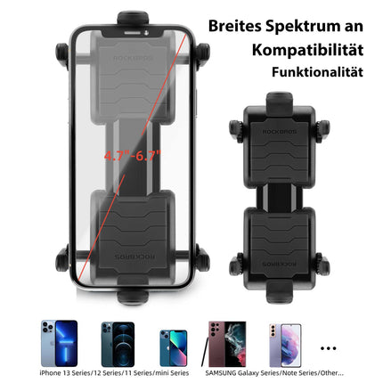 ROCKBROS Fahrrad Handyhalterung 360°Drehbar Motorrad Halterung (Fahrrad Handyhalterung) kaufen bei Linkreich – Jetzt entdecken!