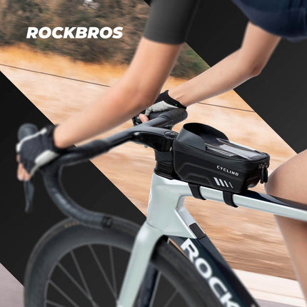 ROCKBROS Fahrrad Handytasche Handyhalterung mit Touchscreen 6.7 Zoll (Fahrradtaschen) kaufen bei Linkreich – Jetzt entdecken!