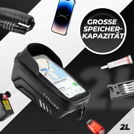 ROCKBROS Fahrrad Handytasche Handyhalterung mit Touchscreen 6.7 Zoll (Fahrradtaschen) kaufen bei Linkreich – Jetzt entdecken!