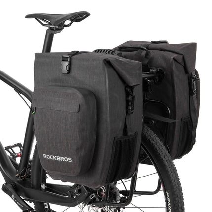 ROCKBROS Fahrrad hinter Gepäckträgertasche wasserdicht 20 - 27L für E - Bike/Rennrad/MTB (Fahrradtaschen) kaufen bei Linkreich – Jetzt entdecken!