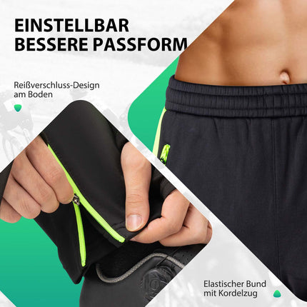 ROCKBROS Fahrrad Hose Wasserabweisend Radlerhose Leuchtendes Grün (Fahrradhose) kaufen bei Linkreich – Jetzt entdecken!