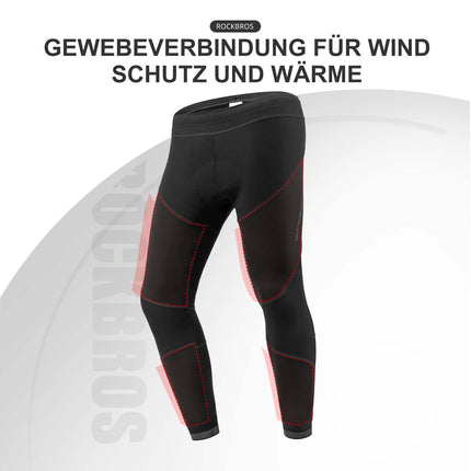 ROCKBROS Fahrrad Hose Winter Winddichte Fahrradbekleidung Sportlich (Fahrradhose) kaufen bei Linkreich – Jetzt entdecken!