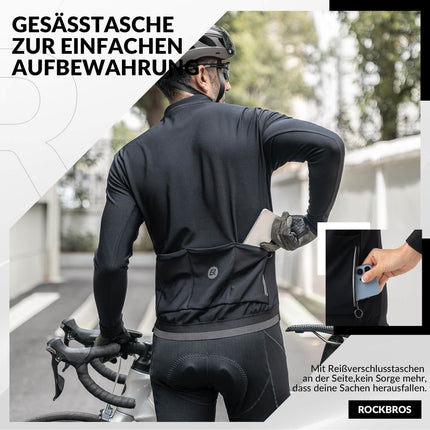 ROCKBROS Fahrrad Jacke & Hose Winter Anzug Sportlich Fahrradbekleidung (Fahrradanzug) kaufen bei Linkreich – Jetzt entdecken!