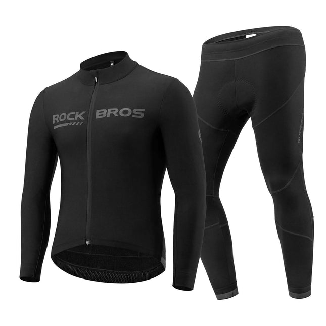 ROCKBROS Fahrrad Jacke & Hose Winter Anzug Sportlich Fahrradbekleidung (Fahrradanzug) kaufen bei Linkreich – Jetzt entdecken!