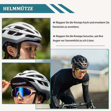 ROCKBROS Fahrrad Kappe UV - Schutz Sport Hut für Damen Herren 54 - 61 cm (Fahrrad Mütze) kaufen bei Linkreich – Jetzt entdecken!