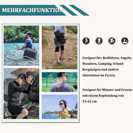 ROCKBROS Fahrrad Kappe UV - Schutz Sport Hut für Damen Herren 54 - 61 cm (Fahrrad Mütze) kaufen bei Linkreich – Jetzt entdecken!