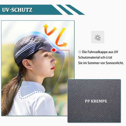 ROCKBROS Fahrrad Kappe UV - Schutz Sport Hut für Damen Herren 54 - 61 cm (Fahrrad Mütze) kaufen bei Linkreich – Jetzt entdecken!