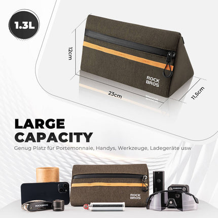 ROCKBROS Fahrrad Lenkertasche Fahrradtasche Fahrradkorb 6 Farbe ca. 1.3L (Fahrradtaschen) kaufen bei Linkreich – Jetzt entdecken!