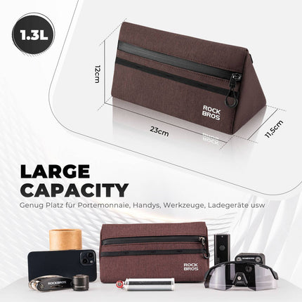 ROCKBROS Fahrrad Lenkertasche Fahrradtasche Fahrradkorb 6 Farbe ca. 1.3L (Fahrradtaschen) kaufen bei Linkreich – Jetzt entdecken!