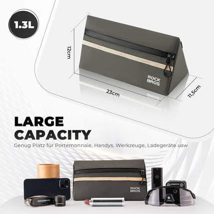 ROCKBROS Fahrrad Lenkertasche Fahrradtasche Fahrradkorb 6 Farbe ca. 1.3L (Fahrradtaschen) kaufen bei Linkreich – Jetzt entdecken!