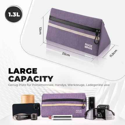 ROCKBROS Fahrrad Lenkertasche Fahrradtasche Fahrradkorb 6 Farbe ca. 1.3L (Fahrradtaschen) kaufen bei Linkreich – Jetzt entdecken!