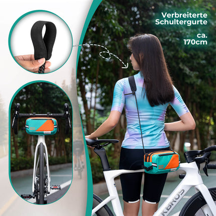 ROCKBROS Fahrrad Lenkertasche Fahrradtasche mit Schultergurt 2,5L Umhängetasche (Fahrradtaschen) kaufen bei Linkreich – Jetzt entdecken!