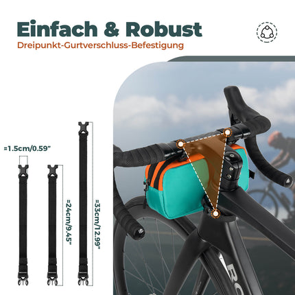 ROCKBROS Fahrrad Lenkertasche Fahrradtasche mit Schultergurt 2,5L Umhängetasche (Fahrradtaschen) kaufen bei Linkreich – Jetzt entdecken!