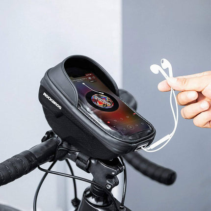 ROCKBROS Fahrrad Lenkertasche Handyhalterung mit TPU Touchscreen (Fahrradtaschen) kaufen bei Linkreich – Jetzt entdecken!
