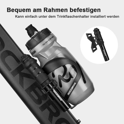 ROCKBROS Fahrrad Minipumpe 100 PSI Luftpumpe Presta & Schrader Ventile (Fahrrad Luftpumpen) kaufen bei Linkreich – Jetzt entdecken!