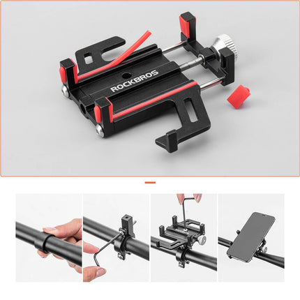 ROCKBROS Fahrrad Motorrad Handyhalterung mit 360 Rotation Clip (Fahrrad Handyhalterung) kaufen bei Linkreich – Jetzt entdecken!