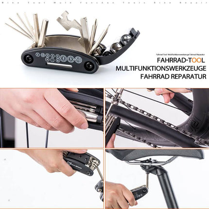 ROCKBROS Fahrrad Multifunktionswerkzeug 16 in 1 Reparatur Werkzeug (Werkzeuge) kaufen bei Linkreich – Jetzt entdecken!