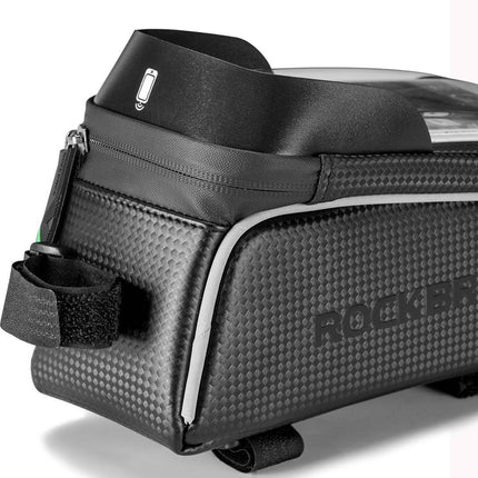 ROCKBROS Fahrrad Oberrohrtasche 6,5 Zoll Touchscreen Wasserdicht (Motorradtaschen) kaufen bei Linkreich – Jetzt entdecken!