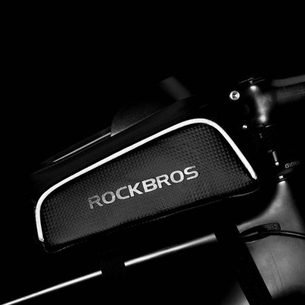 ROCKBROS Fahrrad Oberrohrtasche 6,5 Zoll Touchscreen Wasserdicht (Motorradtaschen) kaufen bei Linkreich – Jetzt entdecken!