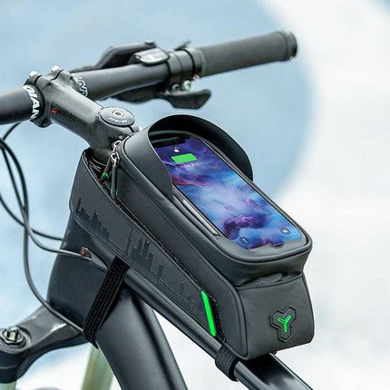 ROCKBROS Fahrrad Oberrohrtasche Wasserdicht Handytasche mit Touchscreen (Fahrradtaschen) kaufen bei Linkreich – Jetzt entdecken!