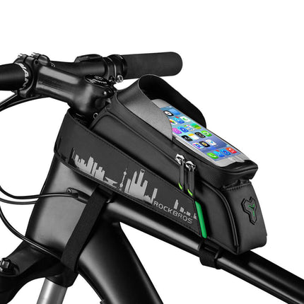 ROCKBROS Fahrrad Oberrohrtasche Wasserdicht Handytasche mit Touchscreen (Fahrradtaschen) kaufen bei Linkreich – Jetzt entdecken!