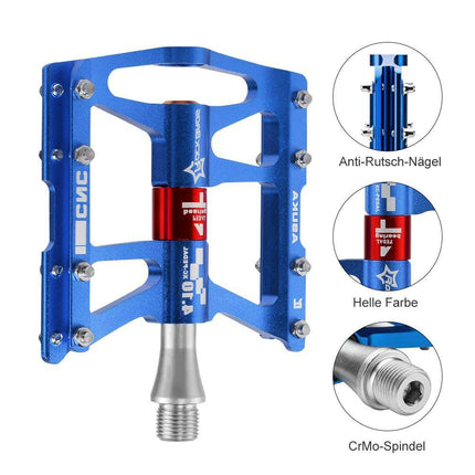 ROCKBROS Fahrrad Pedale 9/16 für MTB/BMX/Rennrad 4 Sealed Bearings (Fahrradpedale) kaufen bei Linkreich – Jetzt entdecken!