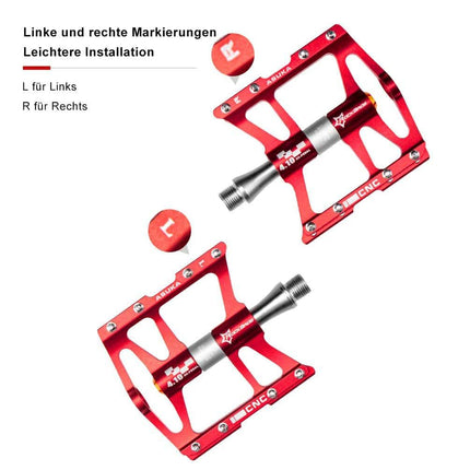 ROCKBROS Fahrrad Pedale 9/16 für MTB/BMX/Rennrad 4 Sealed Bearings (Fahrradpedale) kaufen bei Linkreich – Jetzt entdecken!