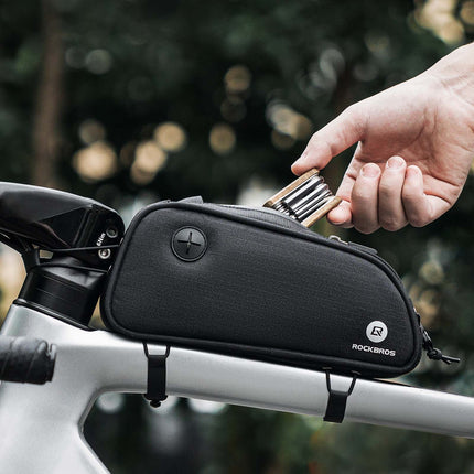 ROCKBROS Fahrrad Rahmentasche 1.3L MTB Oberrohrtasche Schwarz (Fahrradtaschen) kaufen bei Linkreich – Jetzt entdecken!