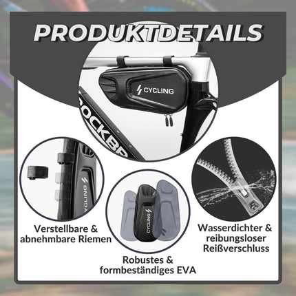ROCKBROS Fahrrad Rahmentasche 1,5L Dreieckstasch Wasserdicht Fahrradtasche (Fahrradtaschen) kaufen bei Linkreich – Jetzt entdecken!