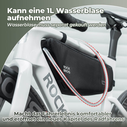 ROCKBROS Fahrrad Rahmentasche Dreiecktasche Wasserabweisend 2,9L Schwarz (Fahrradtaschen) kaufen bei Linkreich – Jetzt entdecken!