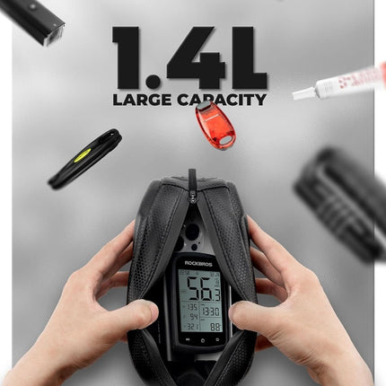 ROCKBROS Fahrrad Rahmentasche Fahrradtasche Oberrohrtasche 1.4L (Fahrradtaschen) kaufen bei Linkreich – Jetzt entdecken!