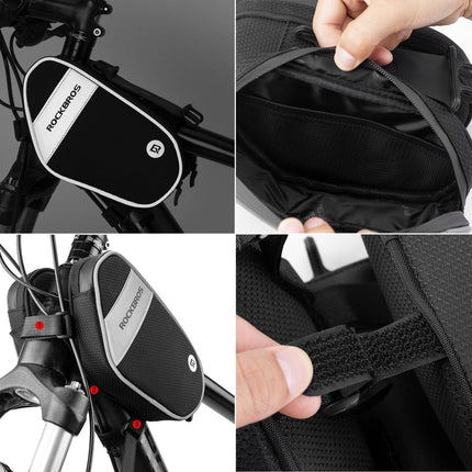 ROCKBROS Fahrrad Rahmentasche mit 360° drehbare Handyhalter 1,5 L BK (Fahrradtaschen) kaufen bei Linkreich – Jetzt entdecken!