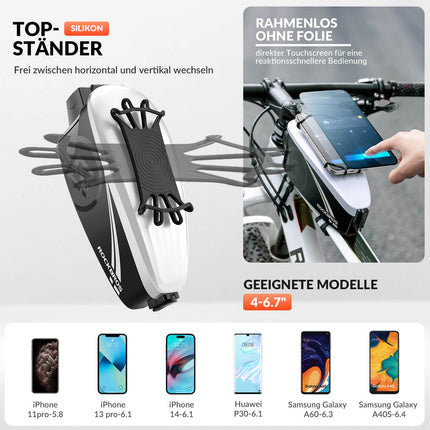 ROCKBROS Fahrrad Rahmentasche Oberrohrtasche mit Regenschutz (Fahrradtaschen) kaufen bei Linkreich – Jetzt entdecken!