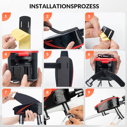 ROCKBROS Fahrrad Rahmentasche Oberrohrtasche mit Regenschutz (Fahrradtaschen) kaufen bei Linkreich – Jetzt entdecken!