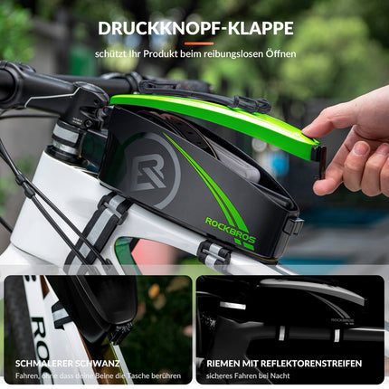 ROCKBROS Fahrrad Rahmentasche Oberrohrtasche mit Regenschutz (Fahrradtaschen) kaufen bei Linkreich – Jetzt entdecken!