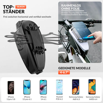 ROCKBROS Fahrrad Rahmentasche Oberrohrtasche mit Regenschutz (Fahrradtaschen) kaufen bei Linkreich – Jetzt entdecken!