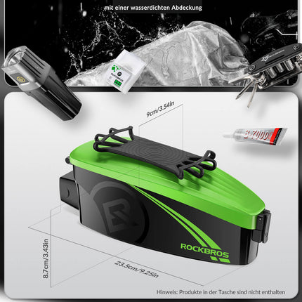 ROCKBROS Fahrrad Rahmentasche Oberrohrtasche mit Regenschutz (Fahrradtaschen) kaufen bei Linkreich – Jetzt entdecken!