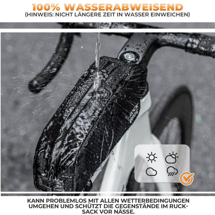 ROCKBROS Fahrrad Rahmentasche wasserabweisend Oberrohrtasche 0,9L Schwarz (Fahrradtaschen) kaufen bei Linkreich – Jetzt entdecken!