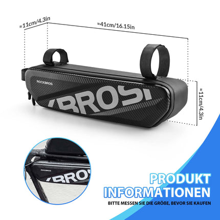 ROCKBROS Fahrrad Rahmentasche Wasserdicht Oberrohr Tasche 4.5L Schwarz (Fahrradtaschen) kaufen bei Linkreich – Jetzt entdecken!
