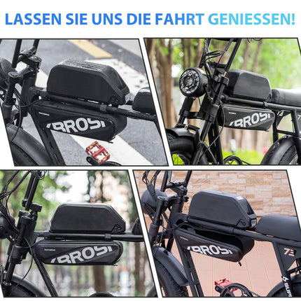 ROCKBROS Fahrrad Rahmentasche Wasserdicht Oberrohr Tasche 4.5L Schwarz (Fahrradtaschen) kaufen bei Linkreich – Jetzt entdecken!